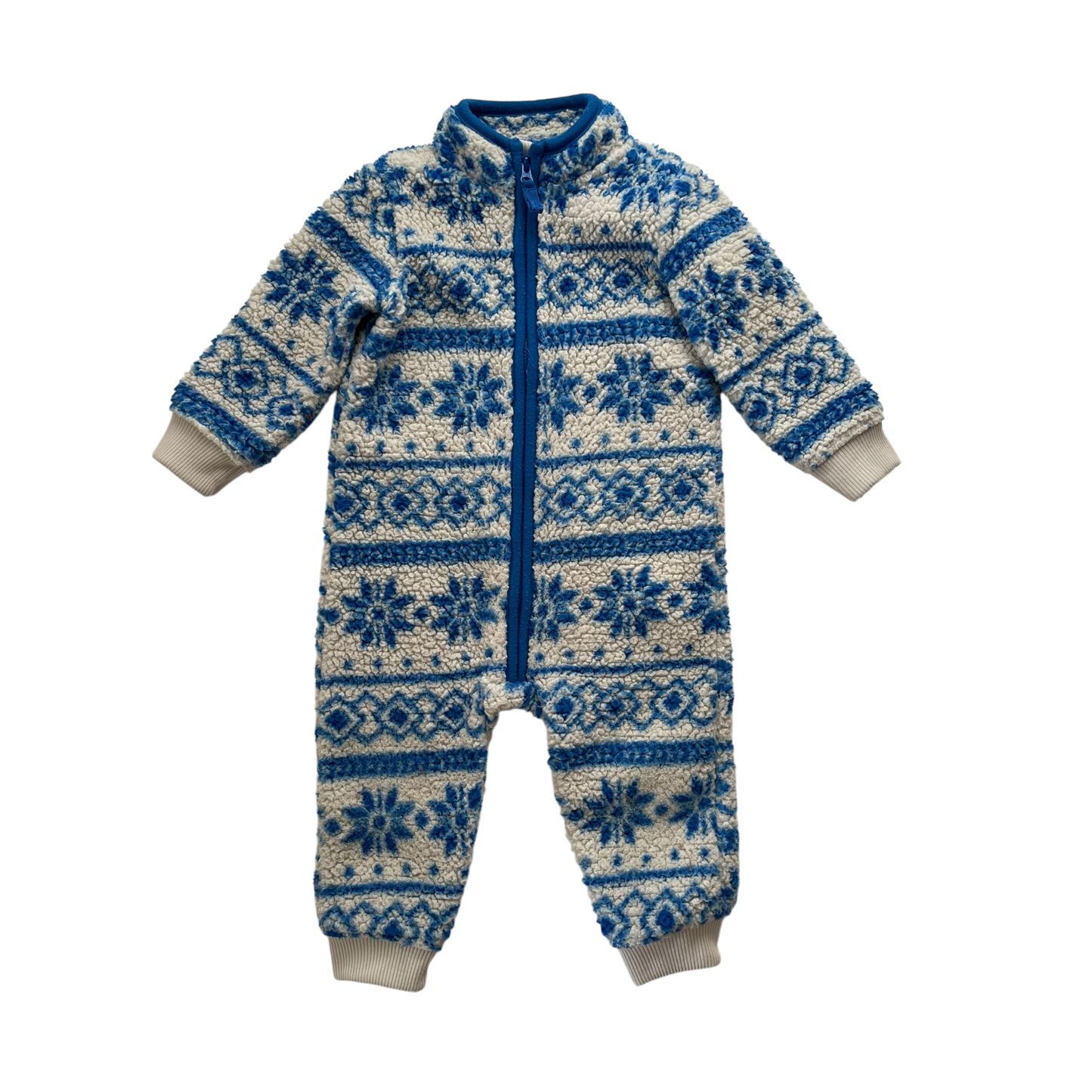 Blue and White Onesie