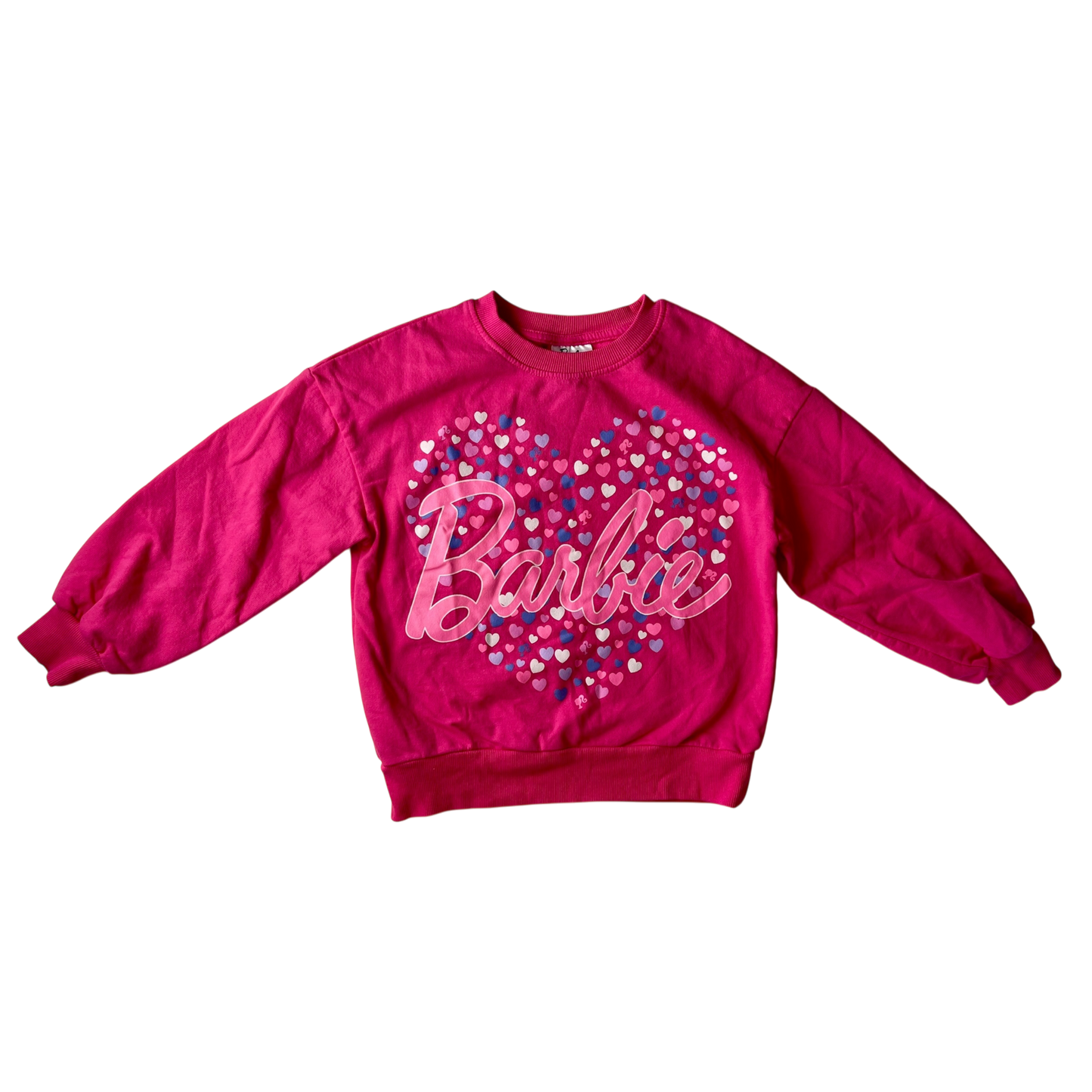 Girl barbie pink Sweatshirt size 7