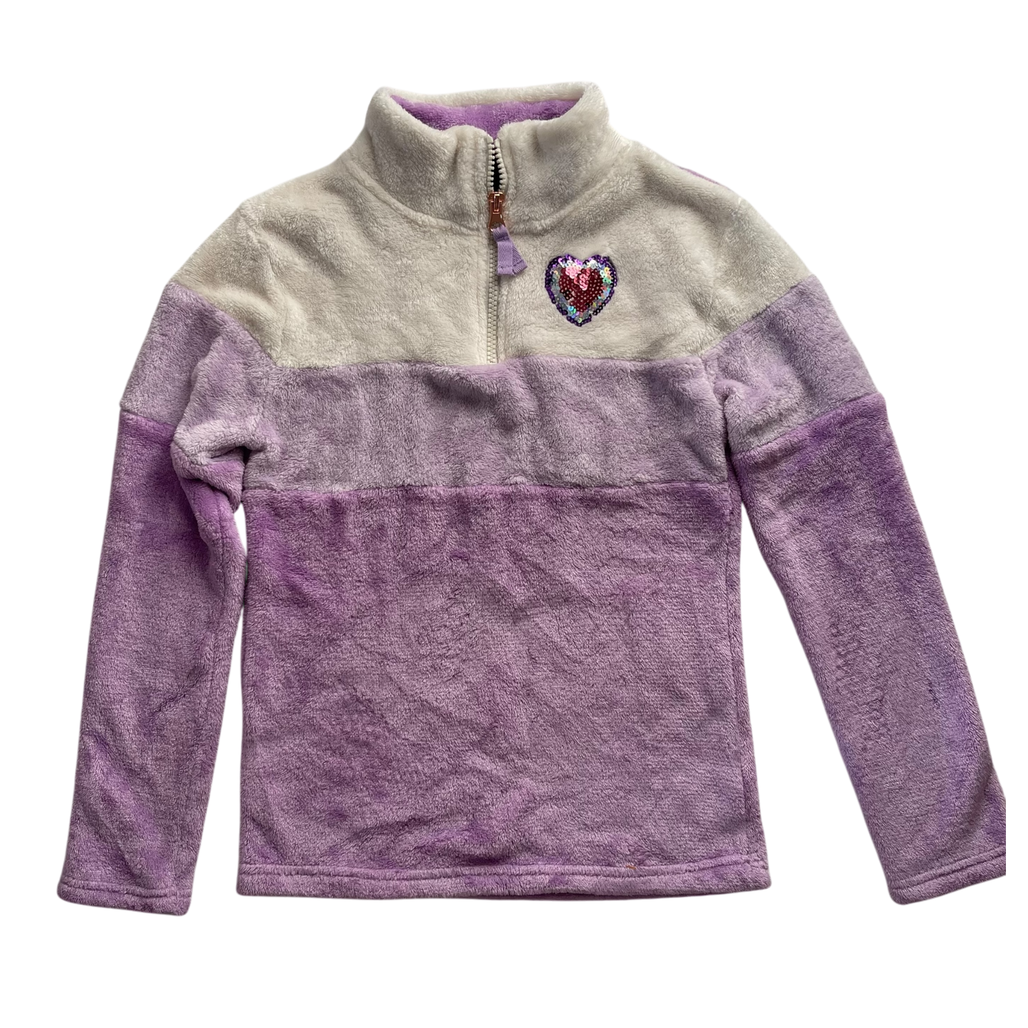 Purple Quarter Zip Sweatshirt