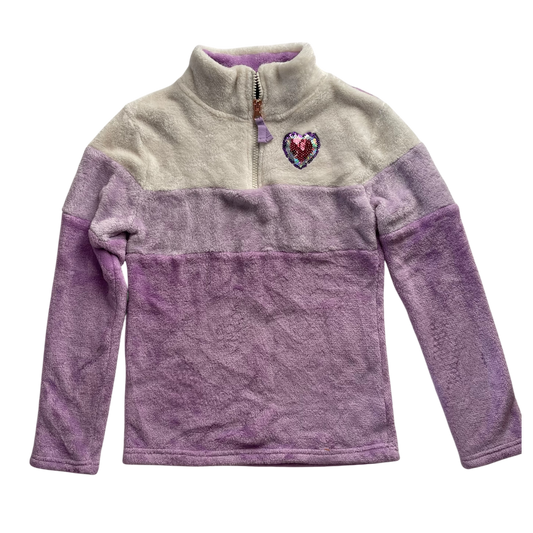 Purple Quarter Zip Sweatshirt