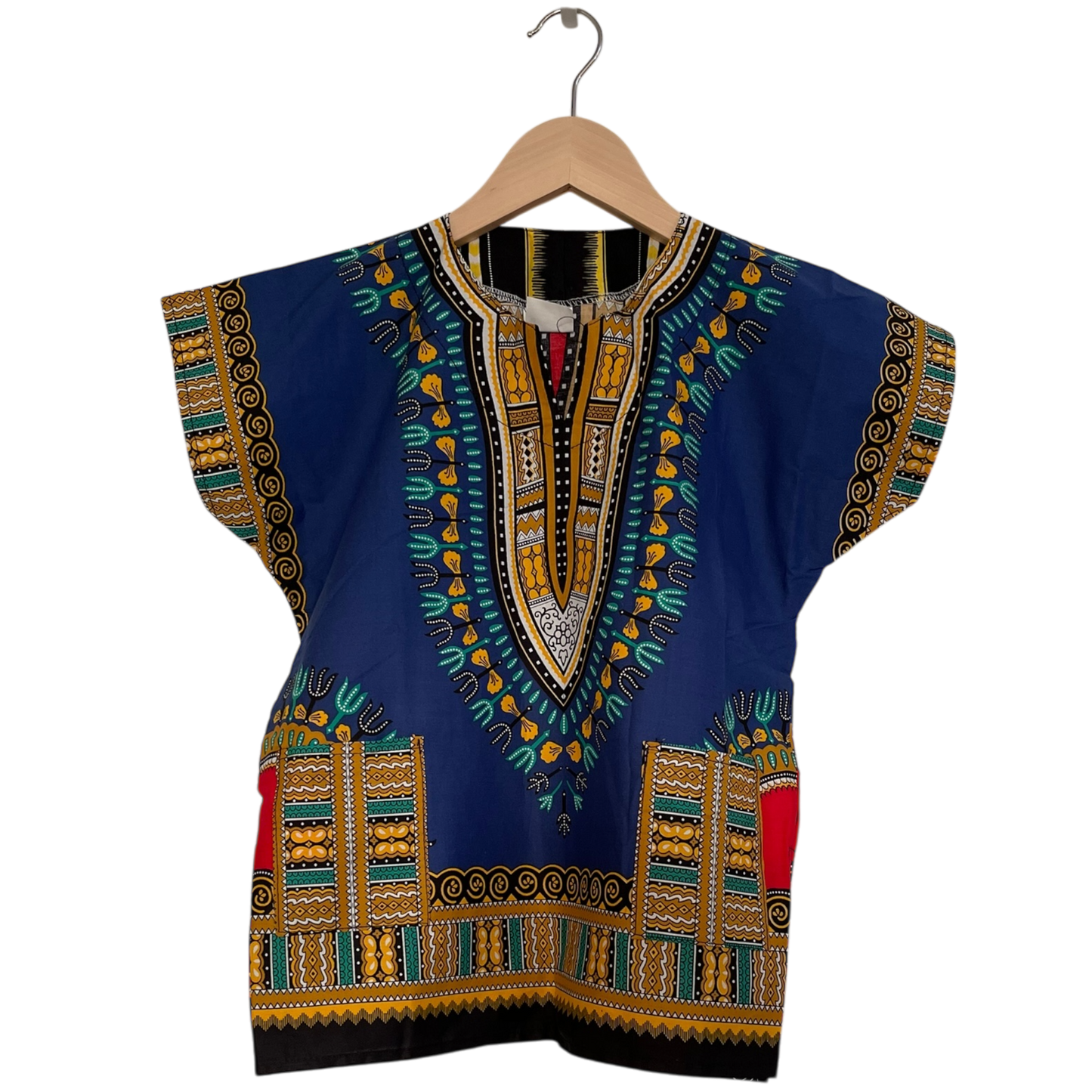 South African Dress Navy and Gold