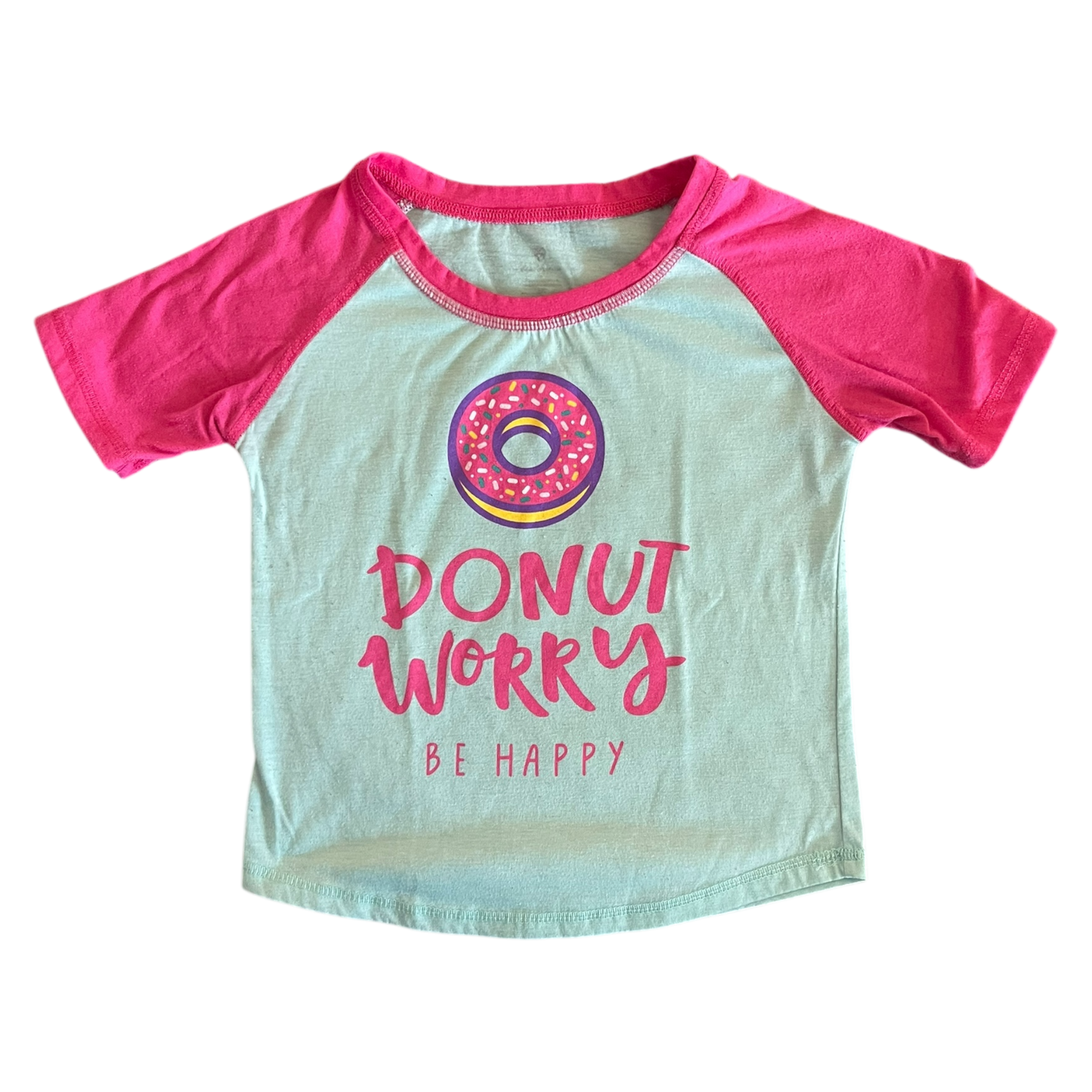 Light blue and pink t-shirt