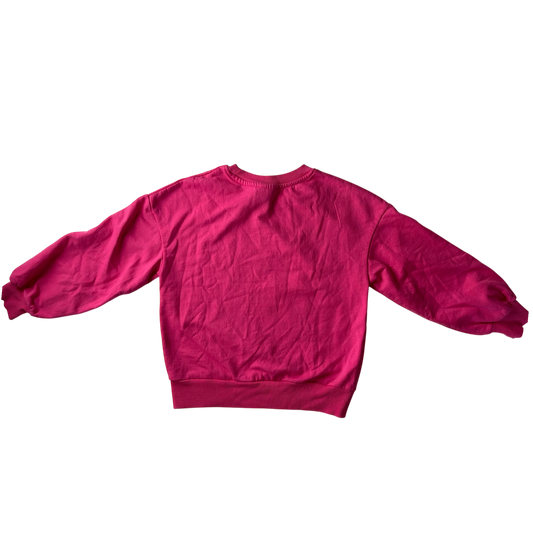 Girl barbie pink Sweatshirt size 7
