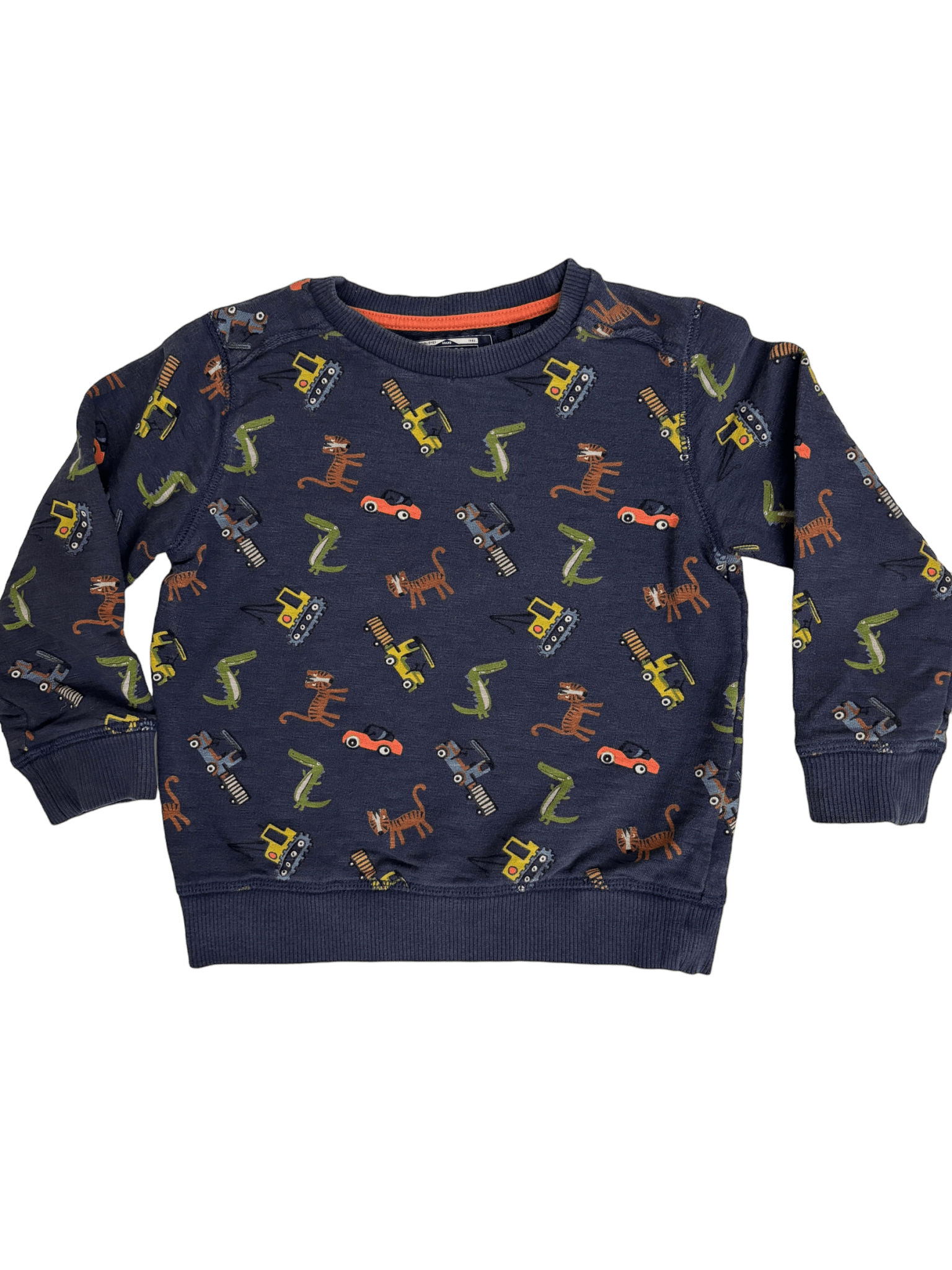 Animals and Trucks Sweatshirt - LeftKneePatch - Sweatshirt - Next