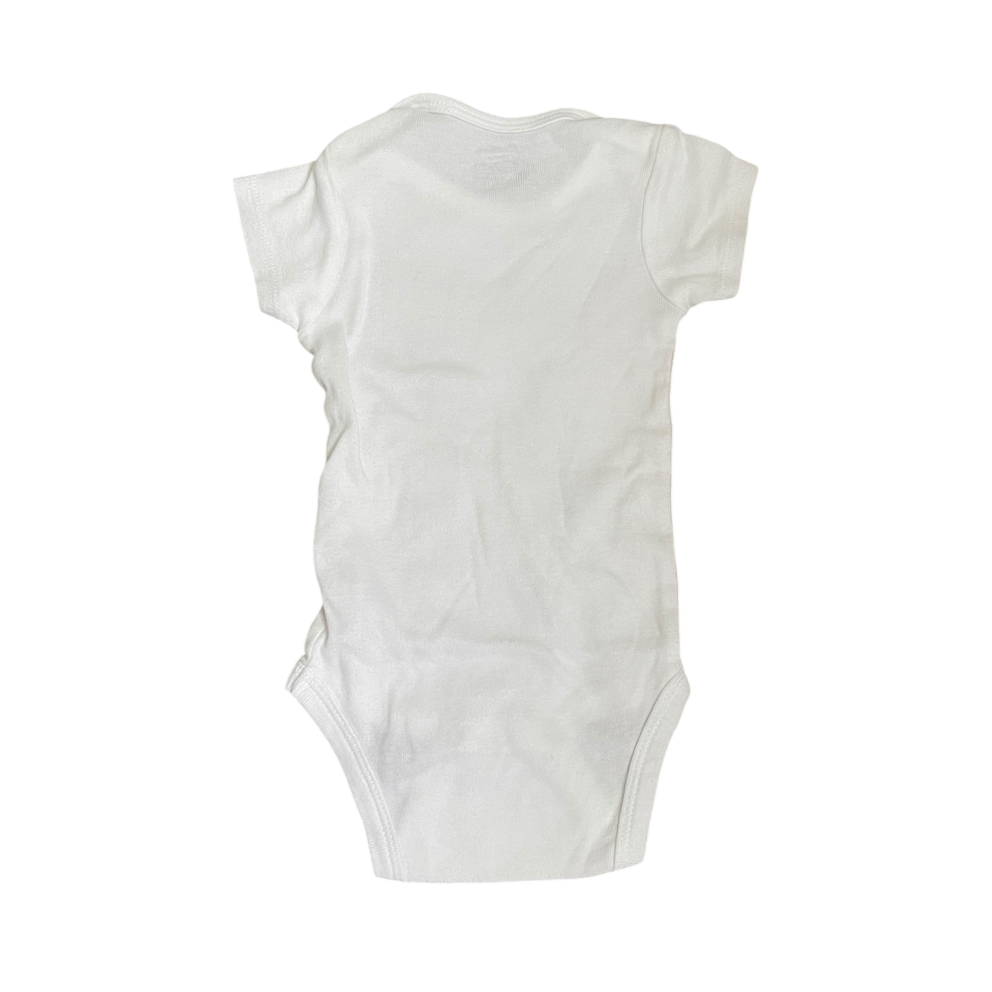 Unisex gerber white Onesie size 6 mth