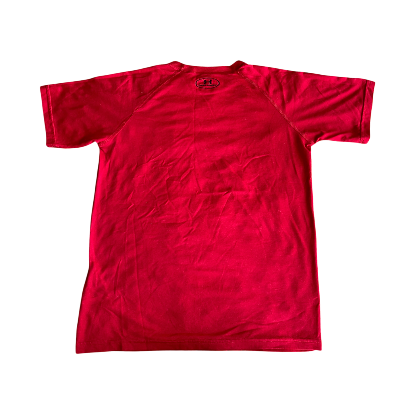 Boys under armour red T-shirt size 10