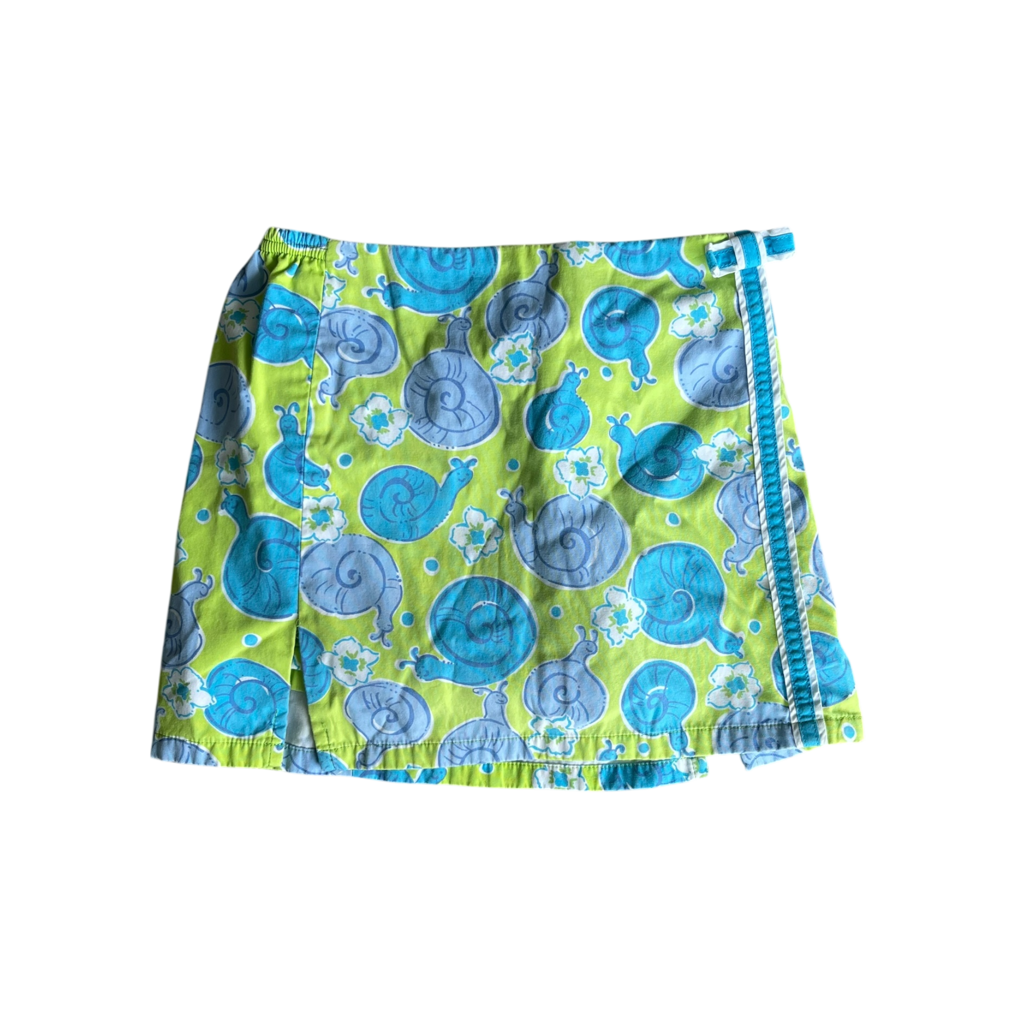 girls Lilly pulitzer  blue and light green Skirt size 5