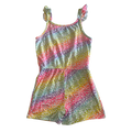 Girl wonder nation multicolor Romper size 10 year