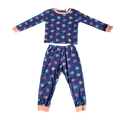 Boys tucker tate purple orange blue Pajama size 4