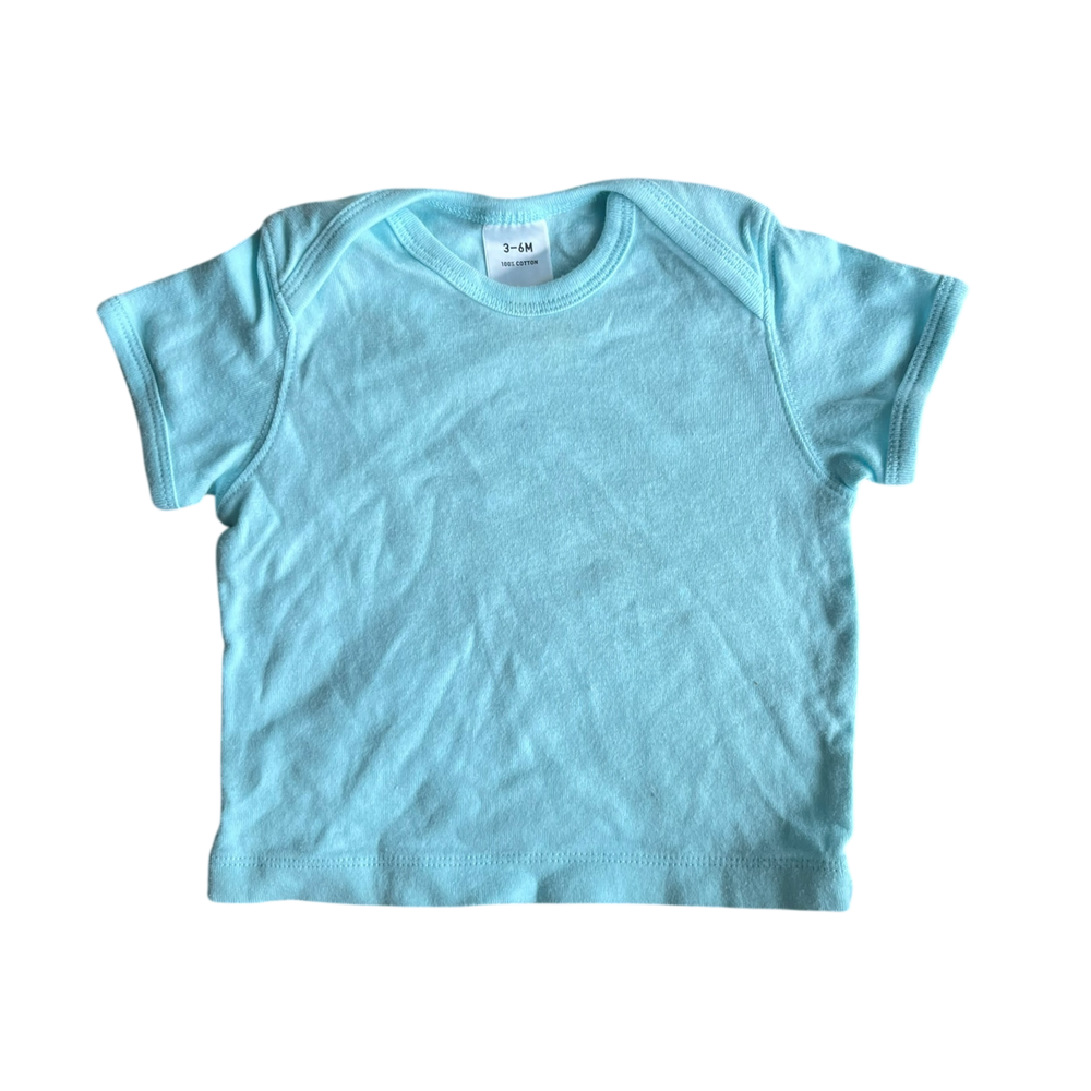 Girls Blue T-shirt  size 3 mth