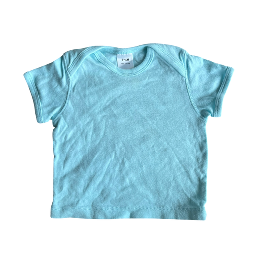 Girls Blue T-shirt  size 3 mth