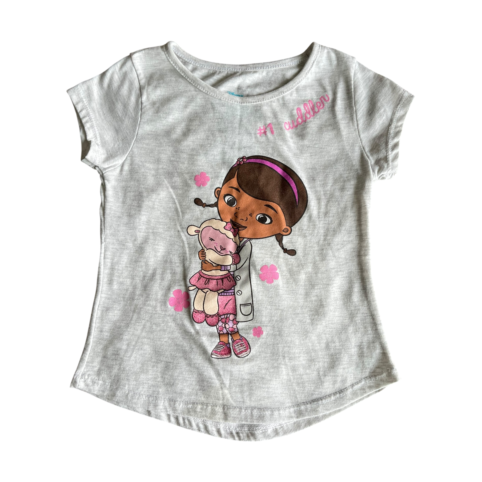 Girls Disney junior gray T-shirt size 5