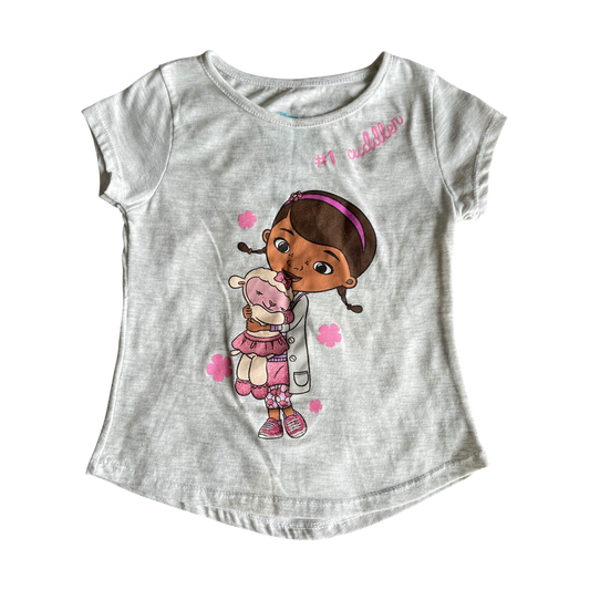 Girls Disney junior gray T-shirt size 5