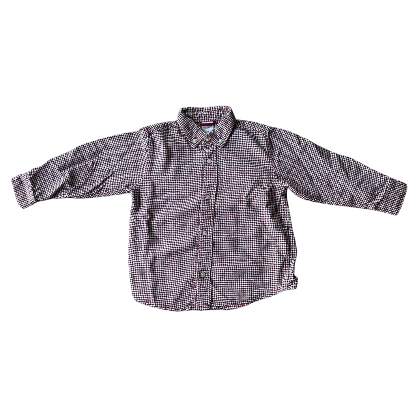 Boys Gymboree red black white T-shirt size 3