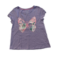 Girls Purple Butterfly T-shirt