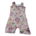 Girls Pink Princess Swimsuit, Size 4 | Preloved