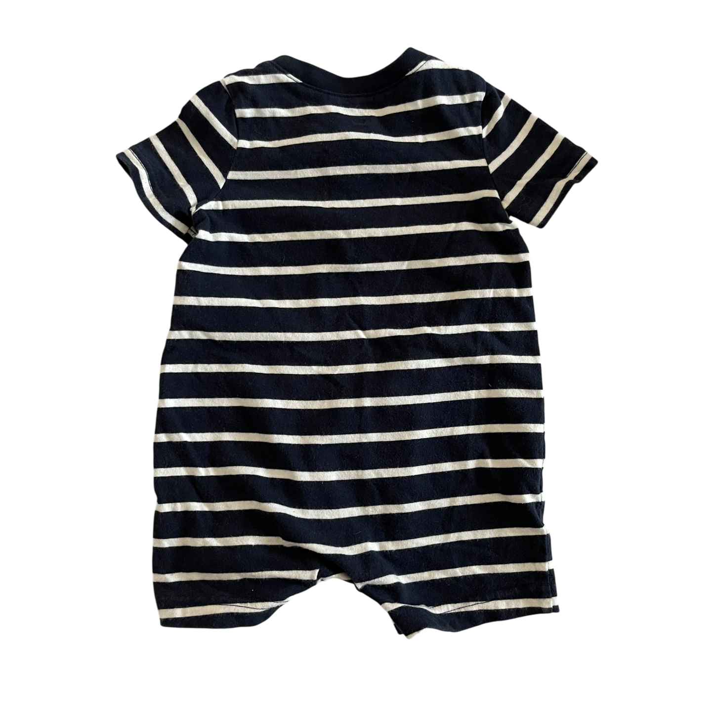 Boys gap navy white Baby bodysuit size 6 mth