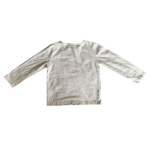 Girls carter's White T-shirt size 3