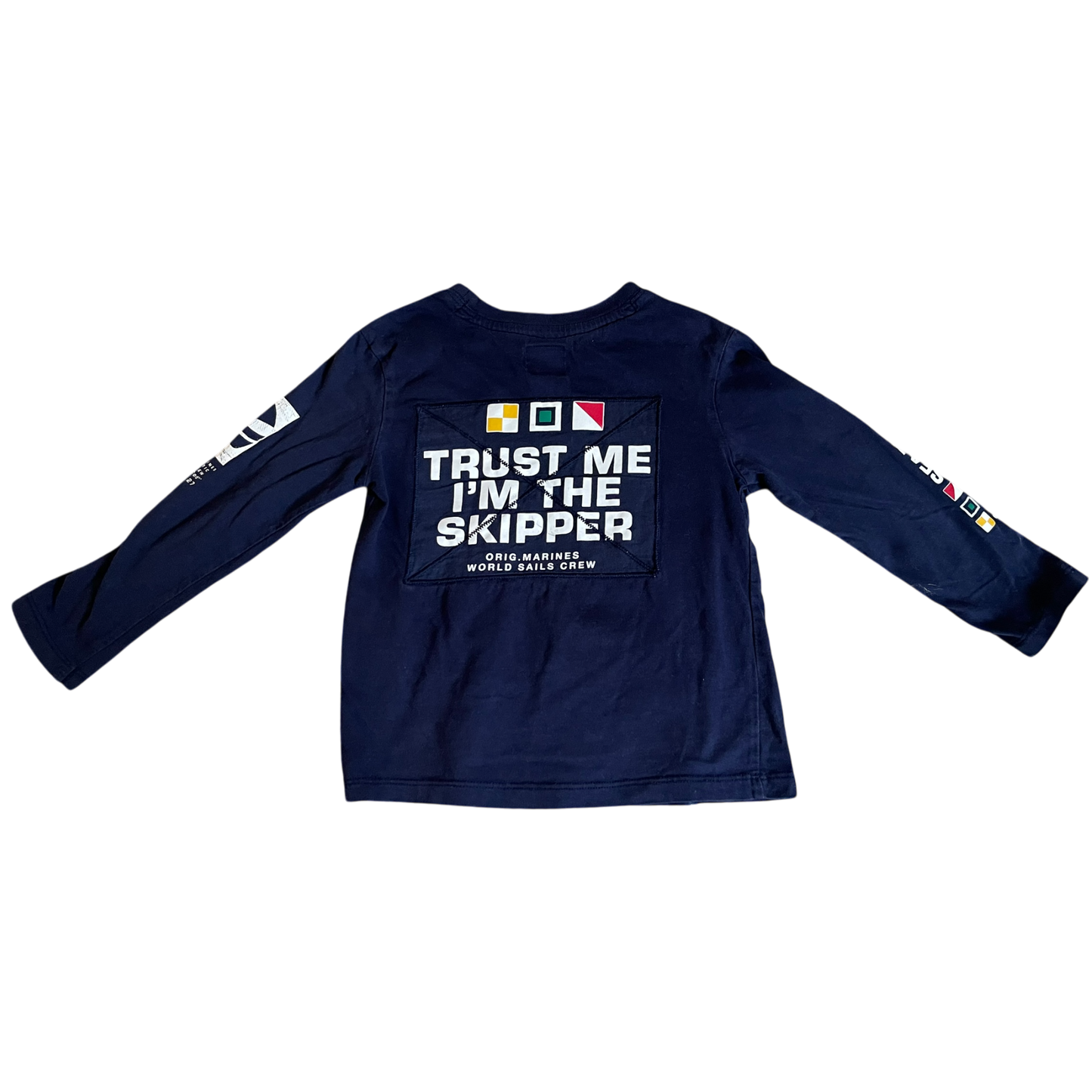 Boys original marine navy T-shirt size 4