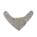 Yellow and white Bib for 0-18 months baby