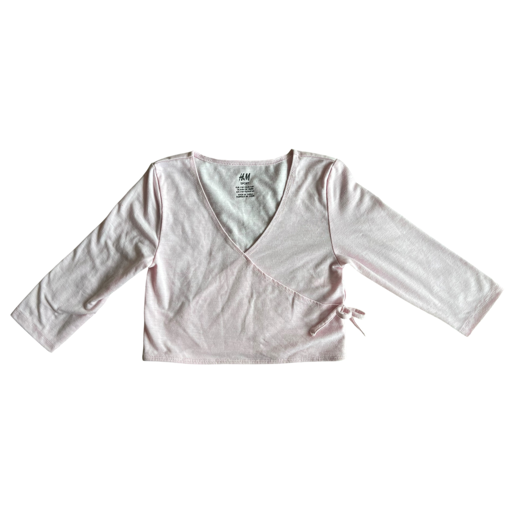 girls H&M  pink T-shirt size 4