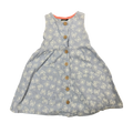Girls picapino blue and white Dress size 4