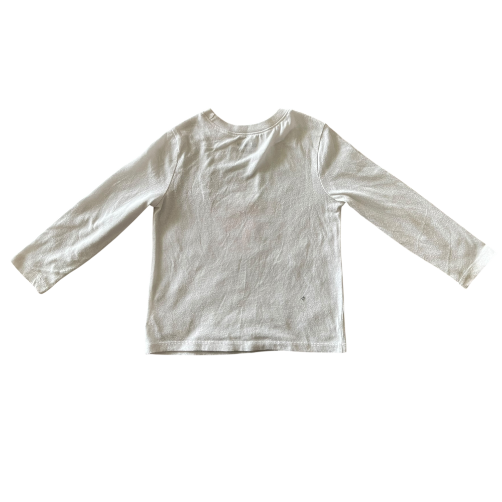 boys old navy white T-shirt size 3