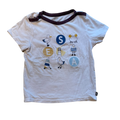 Boys obaïbi white T-shirt size 23 mth