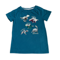 Girls cat & jack teal T-shirt size 10