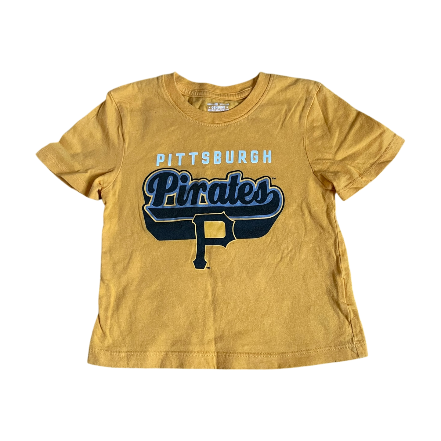 Boys team athletics yellow T-shirt size 4