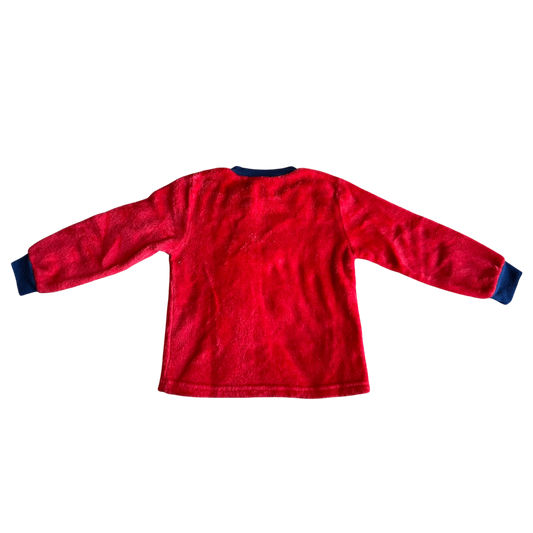 Boys marvel red and black Sweatshirt size 5