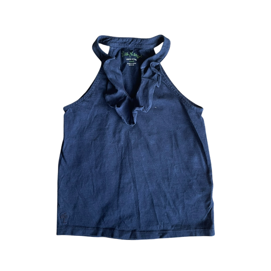 girls Lilly Pulityer  navy T-shirt size 4