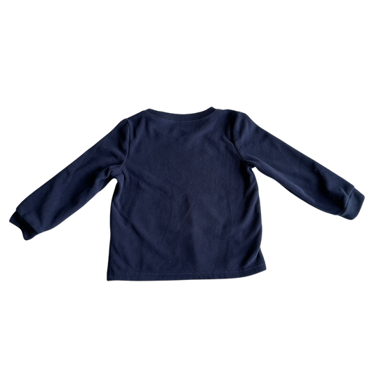 Sweatshirt , brand: carter’s , boys, navy , size 3 , 100% polyester