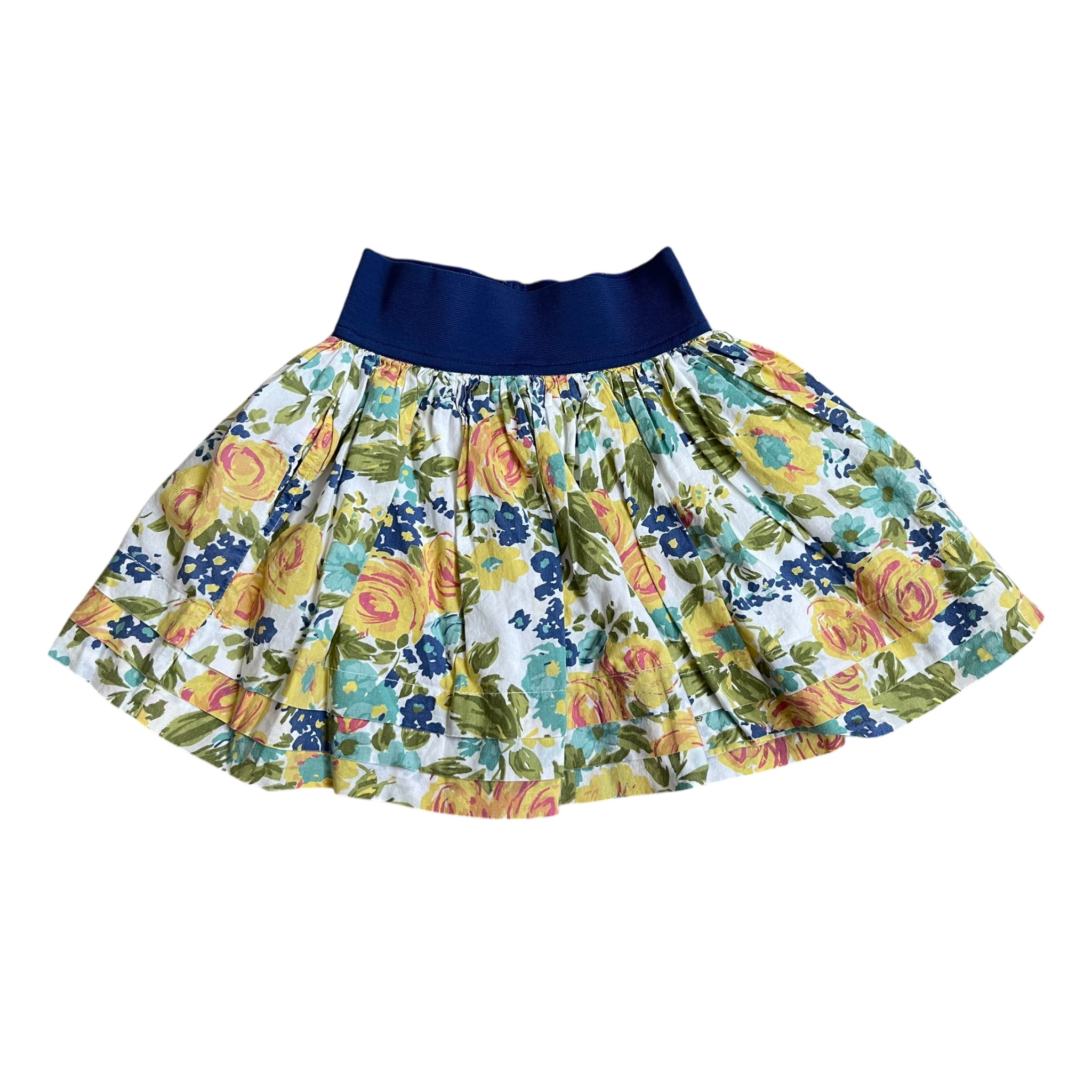 Girls mini boden mix colors Skirt size 4