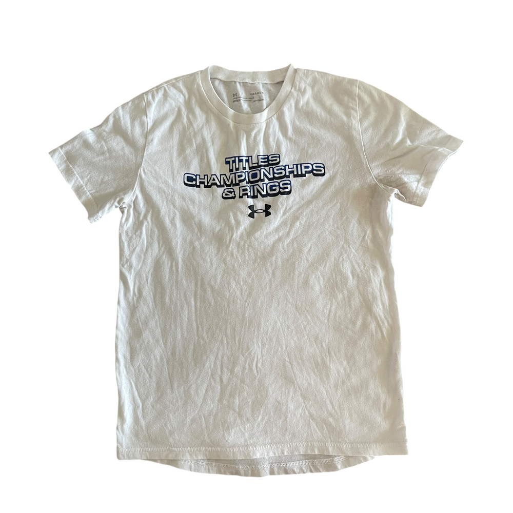 Boys Under Armour white T-shirt size 10