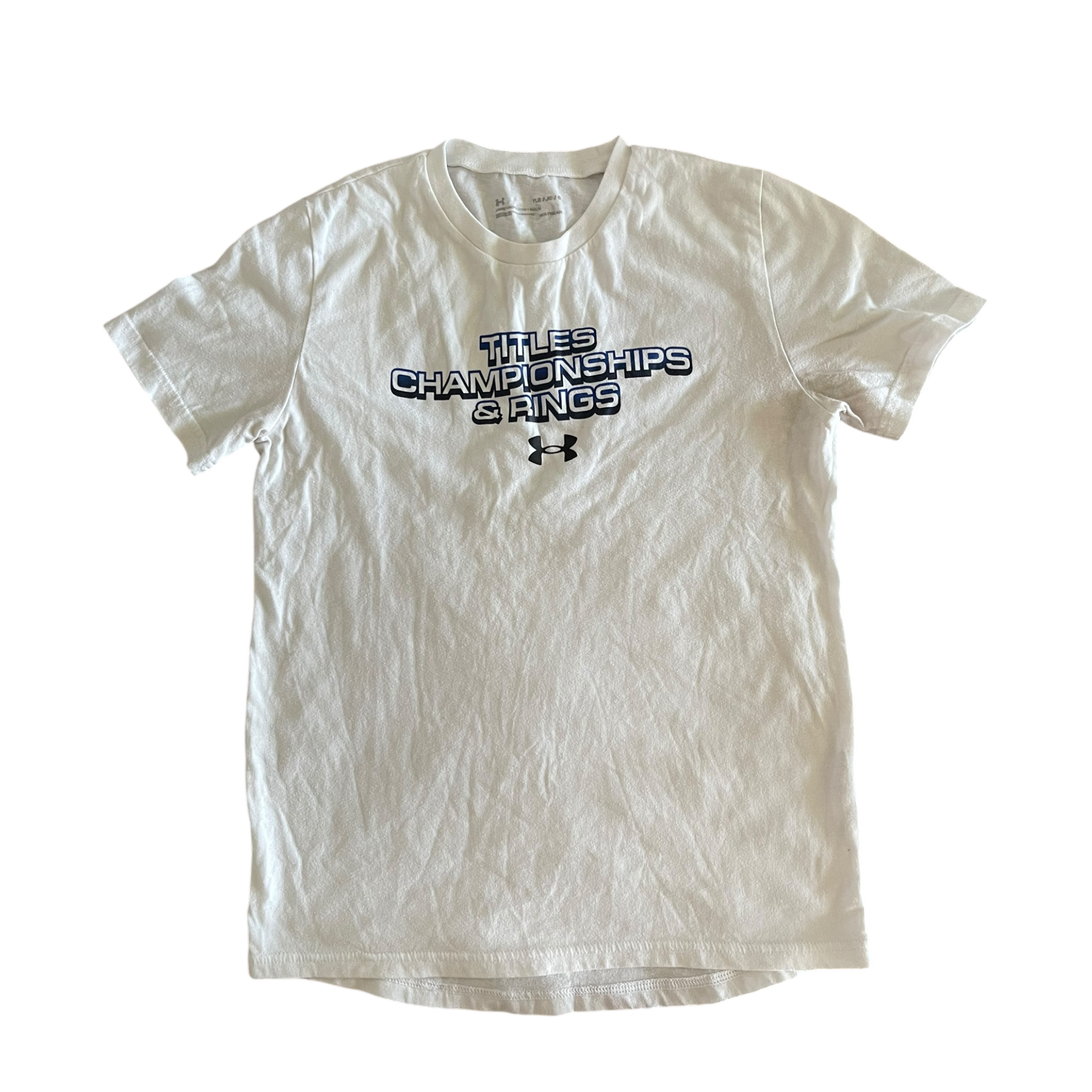 Boys Under Armour white T-shirt size 10