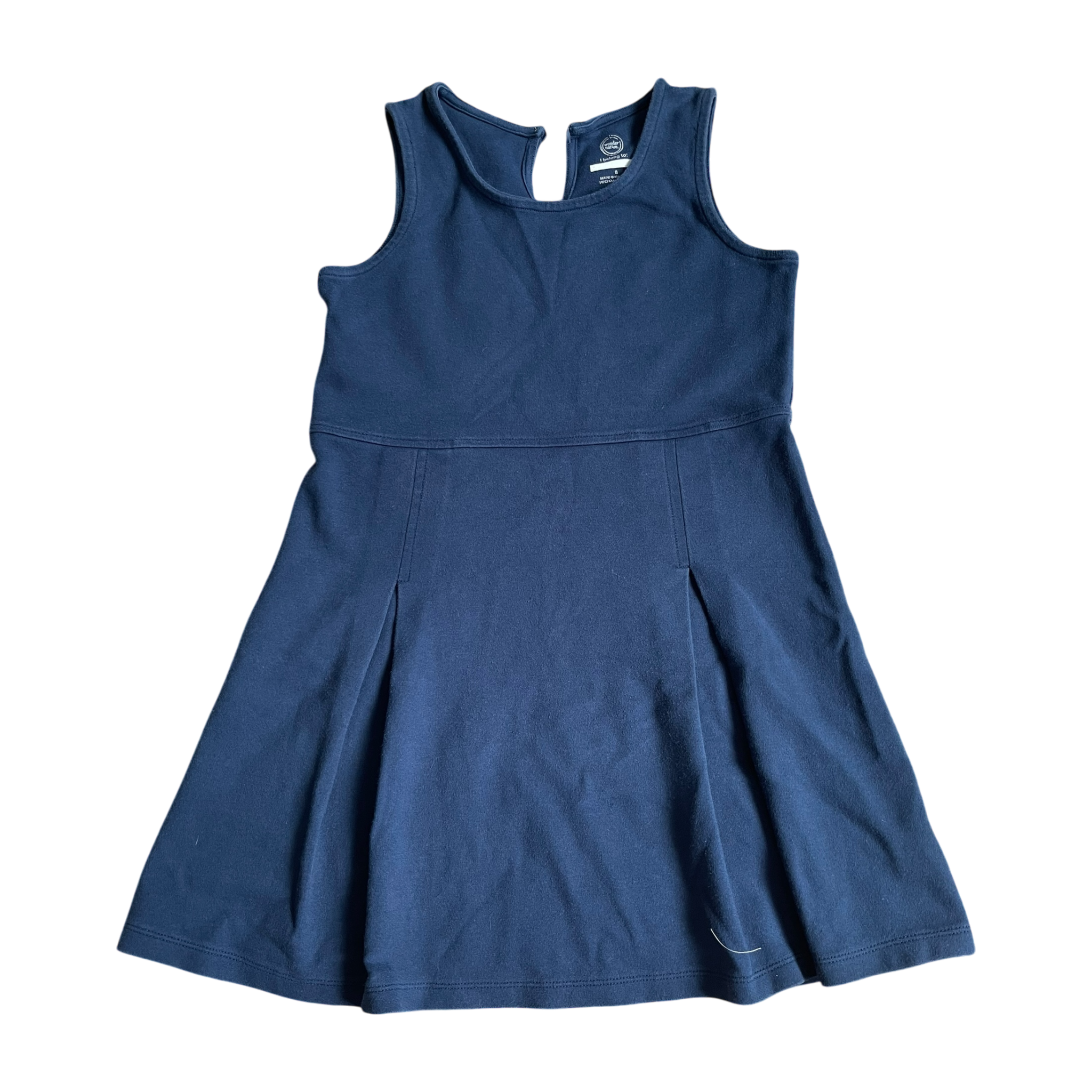 Girls navy Wonder Nation Blue Dress  size 8