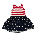Girls place red white navy Dress size 4