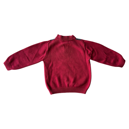Boys Gymboree red gray black Sweatshirt size 3