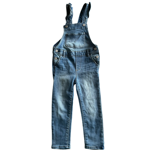 Girls gap blue overalls size 4