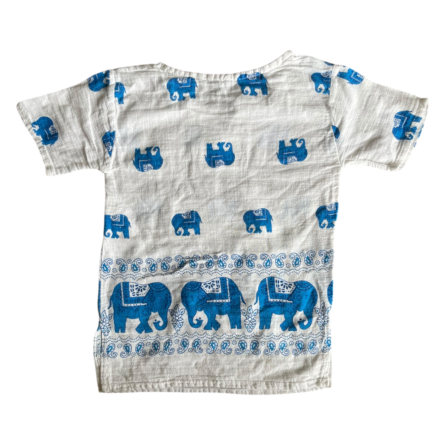 Boys blue and white T-shirt for 2 year old