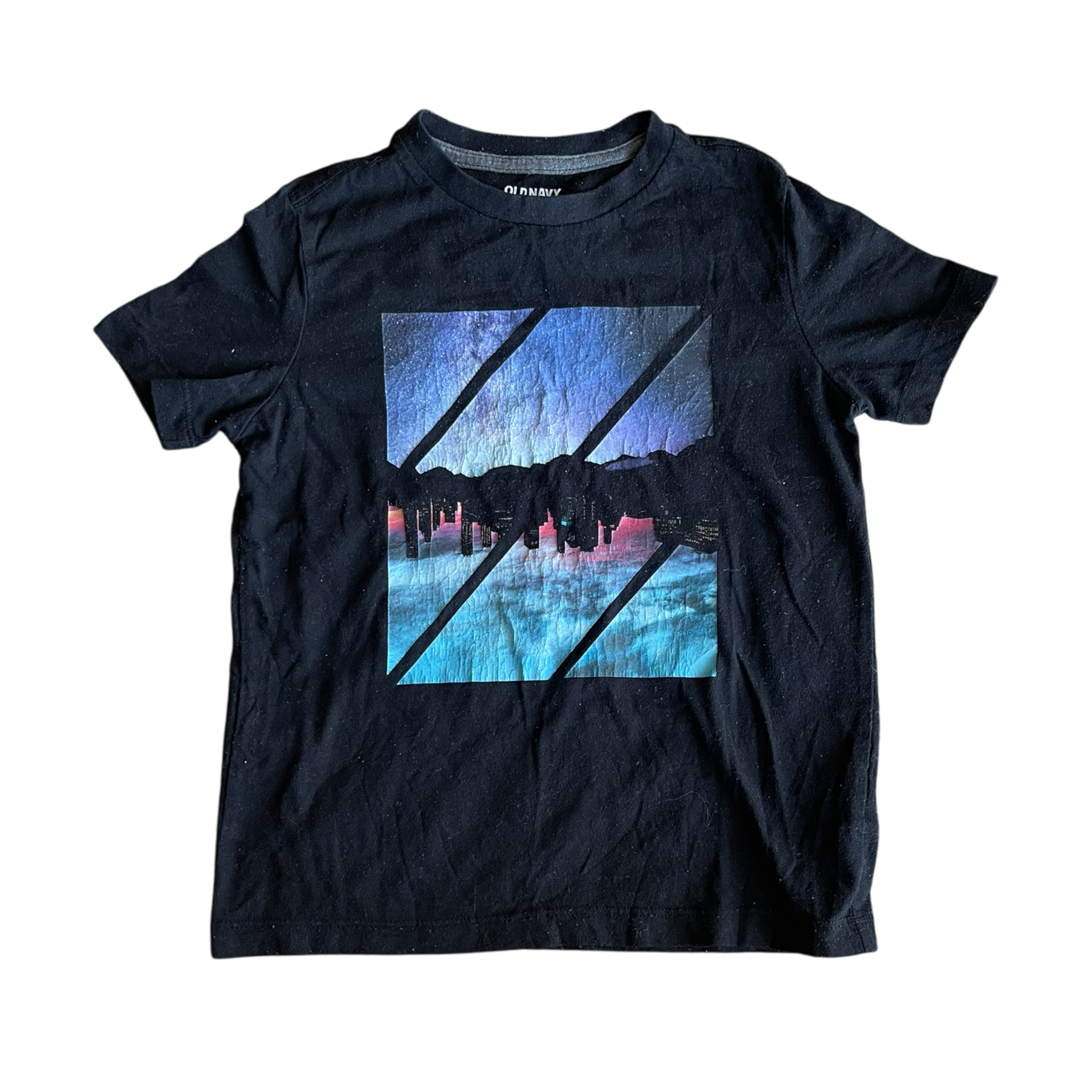 Boys old navy black T-shirt size 6