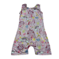 Girls Pink Princess Swimsuit, Size 4 | Preloved