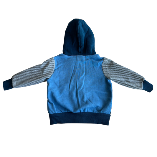 Boys nioxelodeon blue gray navy Sweatshirt size 3