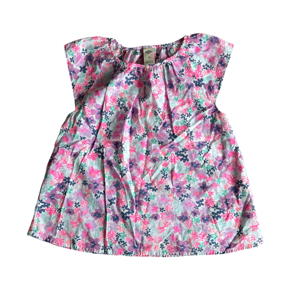 Girls Oshkosh multicolor T-shirt size 10