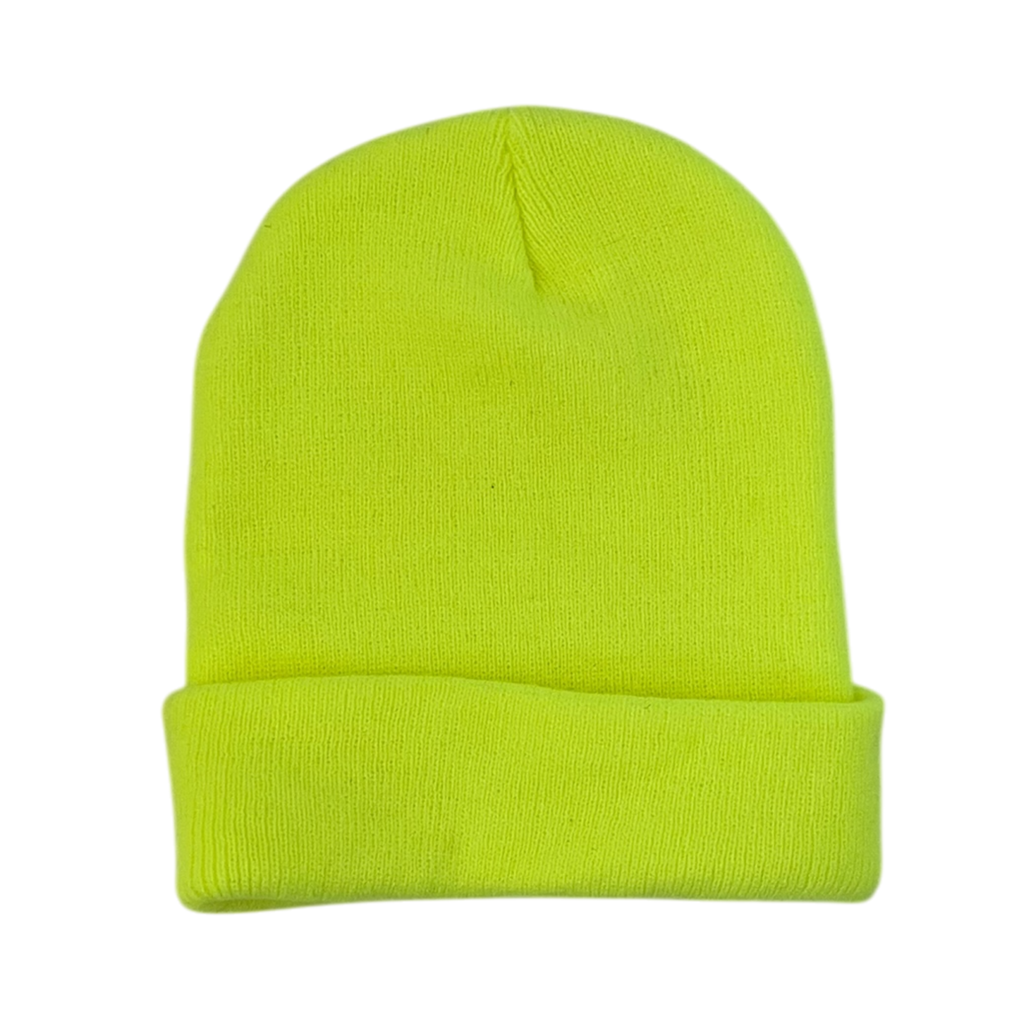 Bright Yellow Winter Hat with Person Logo