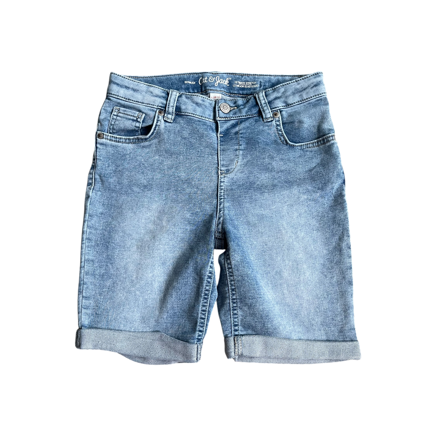 Girls cat & jack blue Jean short size 10