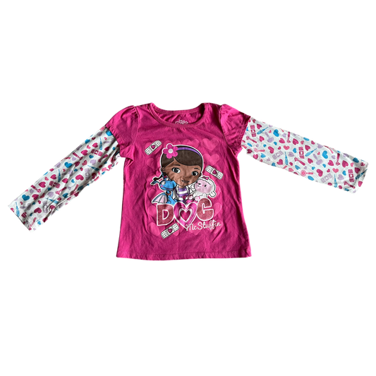 Girls Disney pink T-shirt size 4