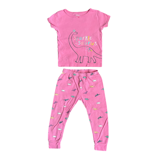 Girls carter’s pink Pajama size 2