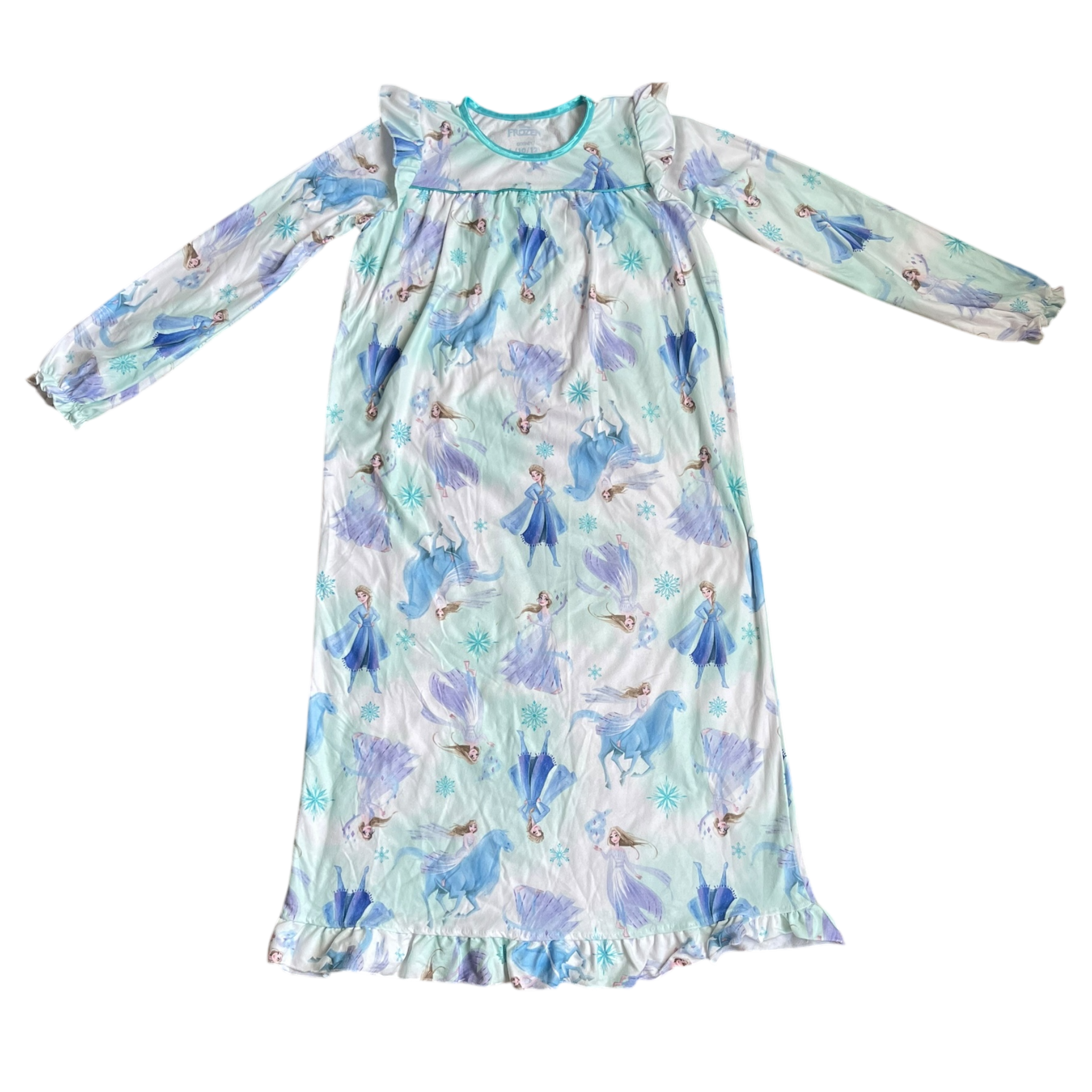 Girls Disney frozen blue and white Dress size 10